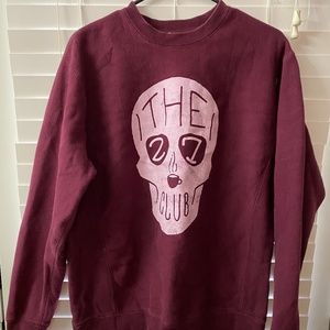 Machine Gun Kelly MGK 27 Club Crewneck “Enjoy Where You Are Right Now”